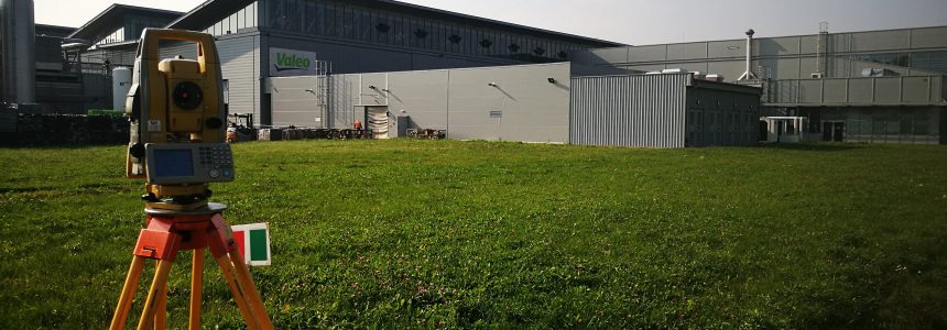 Mapa do celów projektowych pod rozbudowę zakładu VALEO w Chrzanowie