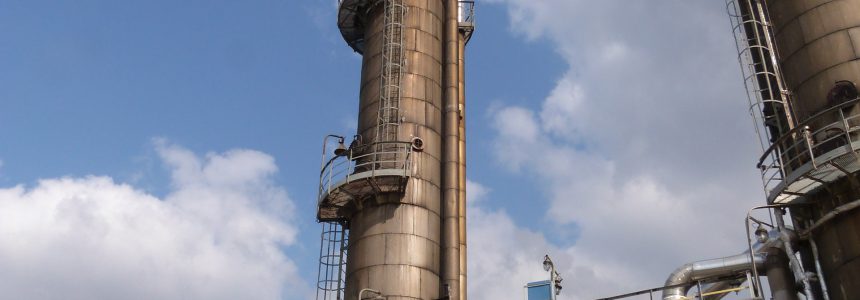 Azoty Tarnów wieża absorpcyjna